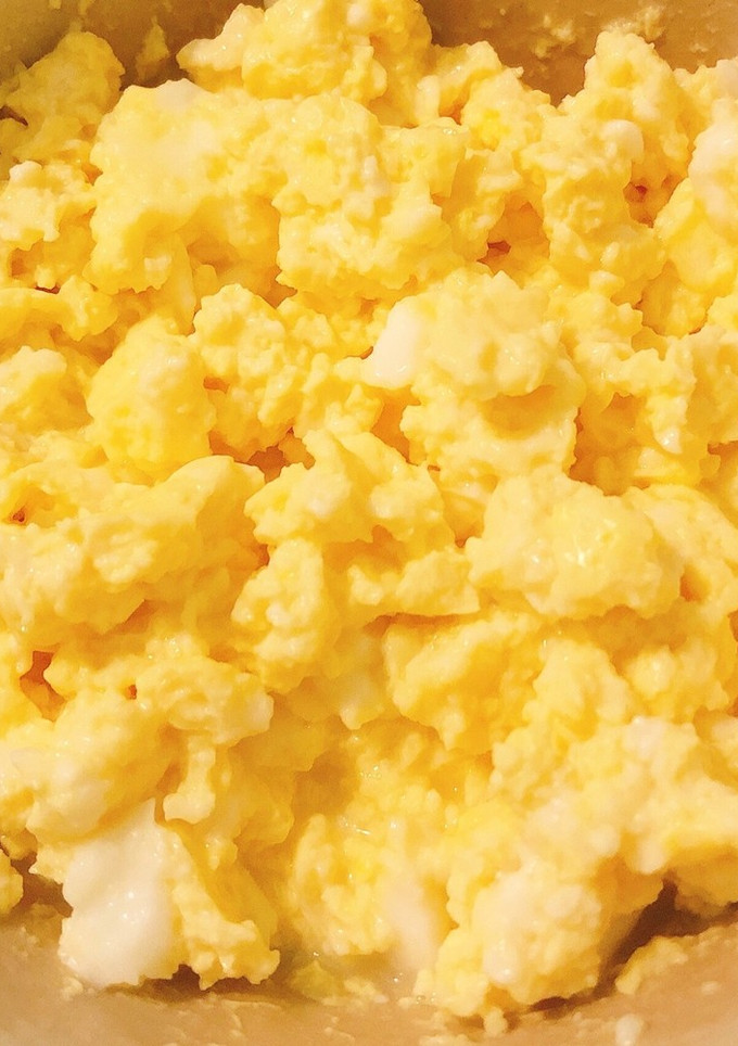 レンジで簡単！ふわぁっふわぁな炒り卵♪-レシピのメイン写真