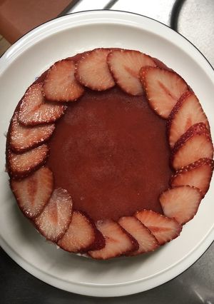 苺のメープルレアチーズケーキ-レシピのメイン写真