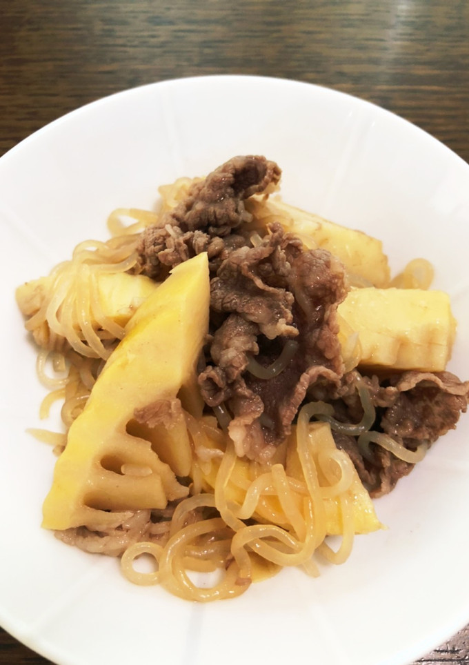 筍と牛肉の煮物-レシピのメイン写真