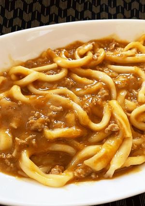 煮込まなくても、すぐできるカレーうどん-レシピのメイン写真