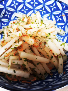 大根のえびのり炒め-レシピのメイン写真
