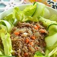 レタスときゅうりのひき肉あん掛け♪