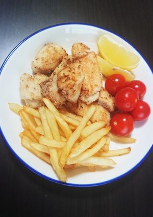 塩麹鶏肉揚げとフライドポテト-レシピのメイン写真