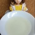 リカちゃん♡鶏がらでスープ!