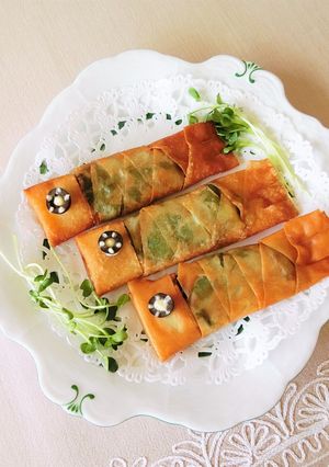 こいのぼりのカレー春巻き＊こどもの日-レシピのメイン写真