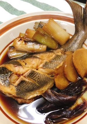 ネギたっぷりイサキの煮魚(煮魚全般)-レシピのメイン写真