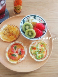 ランチ ミニピザ クリスピー モランボン-レシピのメイン写真