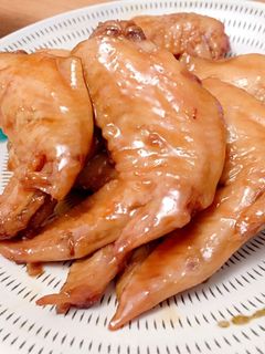 簡単!手羽先の甘醤油煮-レシピのメイン写真