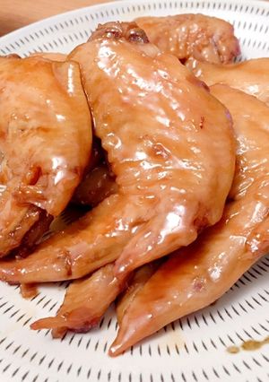 簡単！手羽先の甘醤油煮-レシピのメイン写真