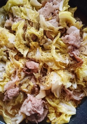 春キャベツと豚肉の炒め＼(^o^)／-レシピのメイン写真