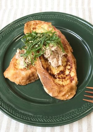 ツナマヨ！和風フレンチトースト-レシピのメイン写真