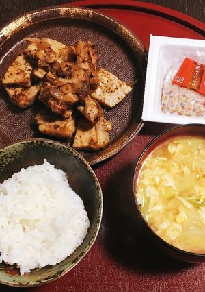 ガーリックポークステーキ定食-レシピのメイン写真