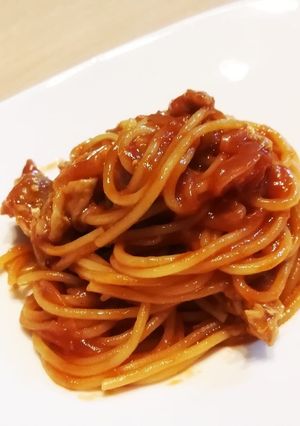 パスタ〜鶏肉のトマトソース〜-レシピのメイン写真
