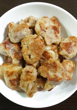 ナゲット風ガーリックチキンソテー-レシピのメイン写真