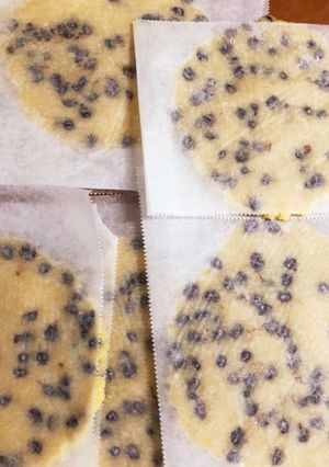 メロンパンのクッキー生地作り-レシピのメイン写真