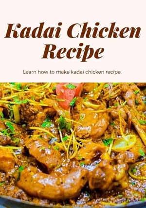Kadai Chicken Recipe-レシピのメイン写真