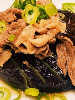 めんつゆでなすと牛肉の炊いたん-レシピのメイン写真
