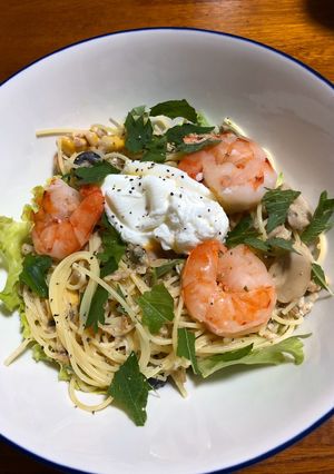 具だくさんうまうまサラダパスタ-レシピのメイン写真