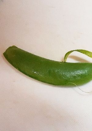 スナップえんどうの筋の取り方( *´艸)-レシピのメイン写真