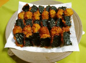 ふんわりやわらか♡レンコン海苔揚げ-レシピのメイン写真