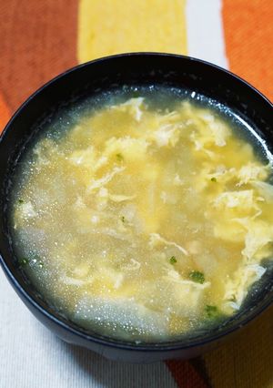 トロトロ玉葱と納豆の中華かき玉スープ-レシピのメイン写真