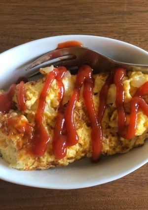 簡単ふわふわオムレツ-レシピのメイン写真