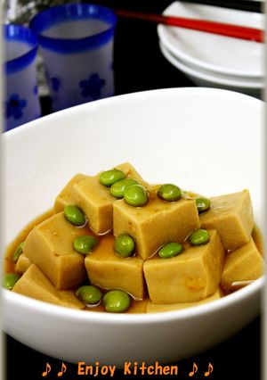 簡単♪高野豆腐の柚子胡椒あんかけ-レシピのメイン写真