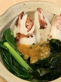 ヒイカの酢味噌あえ♪-レシピのメイン写真