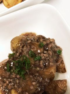 新じゃがのそぼろ餡掛け。-レシピのメイン写真