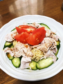 豚しゃぶ冷やし中華☆すぐ出来て美味しい!-レシピのメイン写真
