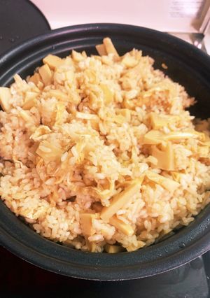 しっかり味付け無洗米で竹の子ご飯-レシピのメイン写真