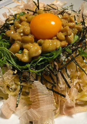 バリ旨、超簡単 魅惑の 納豆スパゲティー-レシピのメイン写真