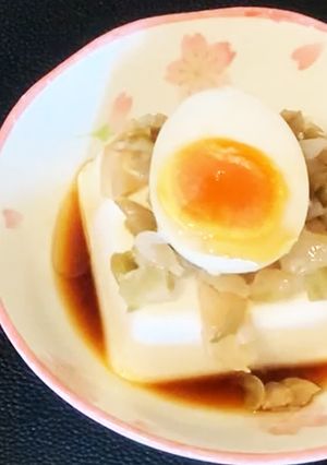 【セブン飯】簡単小鉢　ピータン豆腐風-レシピのメイン写真