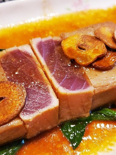 絶品☆フライパンでまぐろの漬けステーキ-レシピのメイン写真