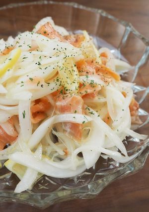 *スモークサーモンのレモンマリネ*-レシピのメイン写真