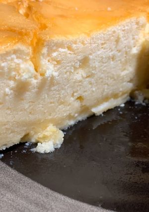 水切りヨーグルト　チーズケーキ-レシピのメイン写真