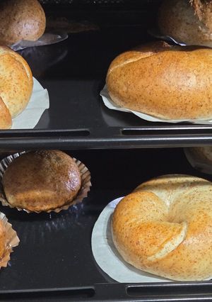 55GI 小麦胚芽&イヌリン腸活ベーグル-レシピのメイン写真