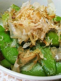 スナップえんどうの焼き浸し-レシピのメイン写真