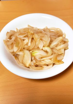 簡単！新玉ねぎの油炒め-レシピのメイン写真