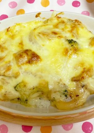 ブロッコリーとチキンのクリームドリア-レシピのメイン写真