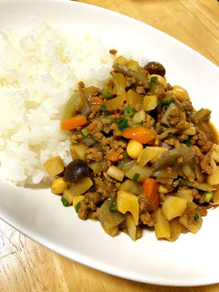 コロコロ和風キーマカレー-レシピのメイン写真
