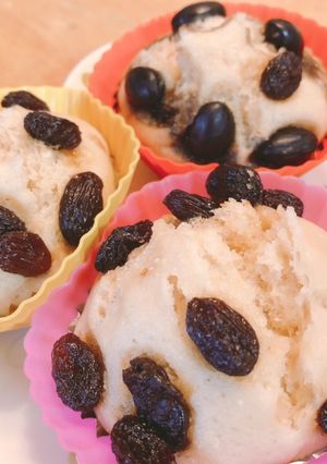 ホットケーキミックスde♡簡単蒸しパン♡-レシピのメイン写真