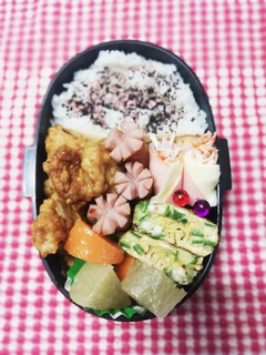 パパ弁当♡唐揚げ4/30-レシピのメイン写真