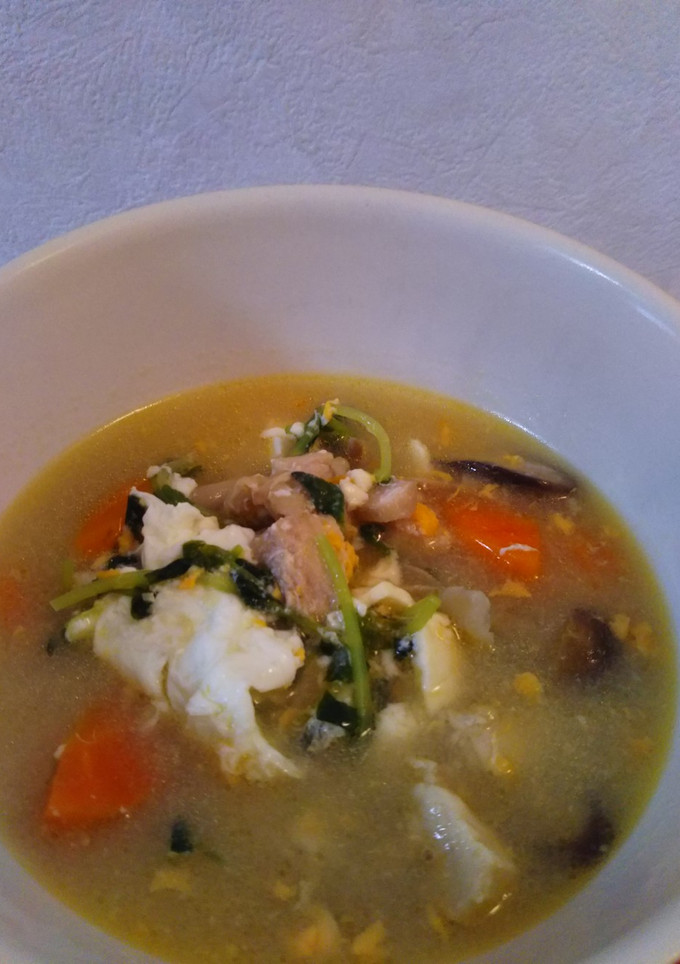 鶏ときのこのうまみ！豆腐のとろとろスープ-レシピのメイン写真