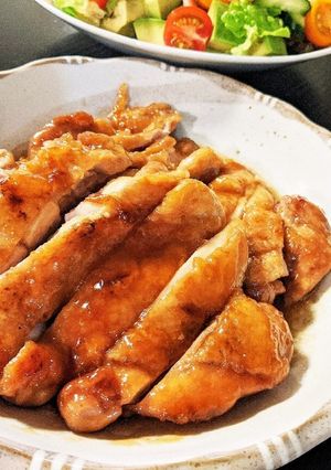 焼くだけ簡単！鶏もも肉の照り焼き！-レシピのメイン写真