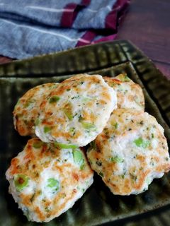 枝豆とえびの磯部豆腐つくね-レシピのメイン写真