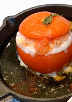 シンプルな丸ごとトマトのファルシ-レシピのメイン写真