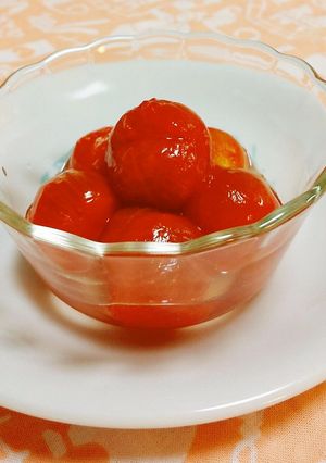 【野菜】ミニトマトのコンポート-レシピのメイン写真