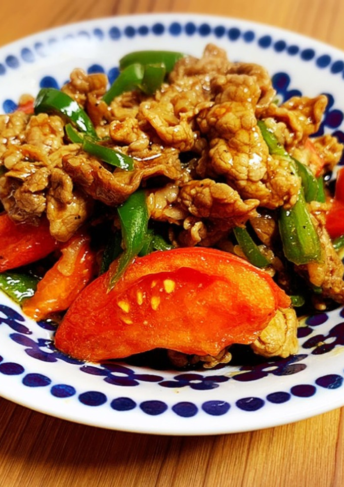 牛肉とトマトの中華炒め-レシピのメイン写真