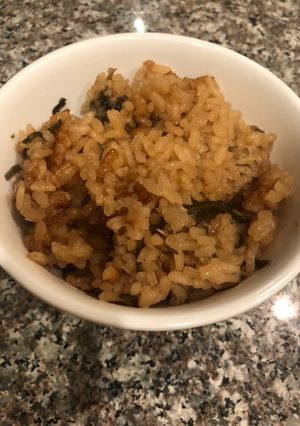 材料二つ de 簡単ツナ塩昆布炊込みご飯-レシピのメイン写真